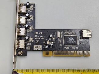 TARJETA EXPANSIÓN PCI USB 2.0 TRUST 13083 / CONTROLADOR VIA-VT6212L | Medidas 11,8cm largo / 12cm ancho | PUERTOS USBx4 (VER FOTOS) | REACONDICIONADO