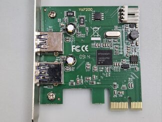 TARJETA EXPANSION PCI EXPRESS x1-USB 3.0 | Medidas 6,8cm largo / 12cm ancho | PUERTOS USB 3.0x2 (ver fotos) | REACONDICIONADO