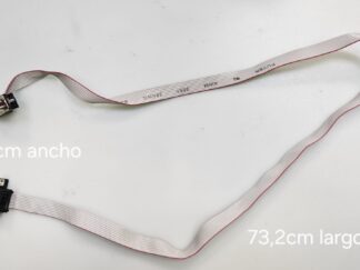 CABLE DB9 | Medidas 73,2cm largo / 3cm ancho | PUERTOS macho y hembra| REACONDICIONADO