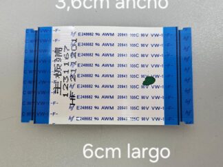 CABLE FLEX E248682 AWM | Medidas 3,6cm ancho / 6cm largo | PINES 50 AMBOS CONECTORES | REACONDICIONADO