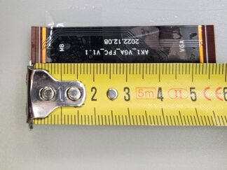 CABLE FLEX AKI_ FPC_V1.1 VGA | Medidas 6cm largo / 1,2cm ancho | PINES 25 ambos conectores | REACONDICIONADO