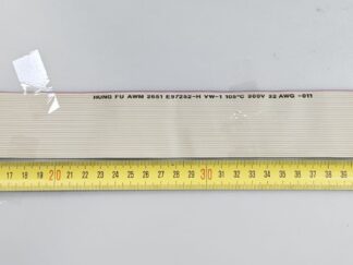 CABLE IDE AWM 2651 E97252-H VW-1 105ºC 300V 32 AWG -011 | Medidas 56cm largo / 4,9cm ancho | PINES EN AMBOS CONECTORES 34 | REACONDICIONADO