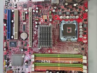 PLACA MSI Modelo MS-7358 FF MICRO ATX | ZOCALO LGA 775 compatibilidad intel | RAM, soporta DDR2 800MHz | CONECTIVIDAD puertos LAN TPM LPT Y COM | Medidas 24,7cm ancho / 24,7 alto | REACONDICIONADO