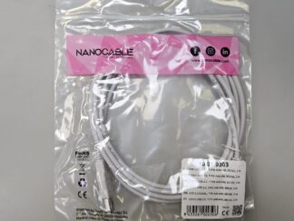 CABLE USB | BLANCO / 2m largo | PUERTOS USB 2.0 | NUEVO
