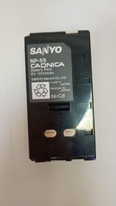 batería para cámara cadnica NP-55 SANYO Batería NP55