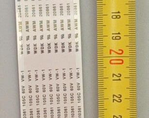 cable flex 41,5 cm y 5 pines Genérico AWM 20861 E310361 105C 60V VW-1