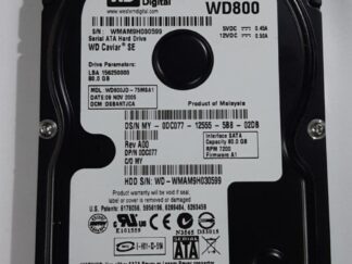Controladora HD Western Digital Controladora WD800JD-75MSA1