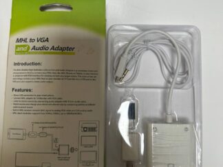 Adaptador MHL a VGA con audio Genérico MHL to VGA and Audio Adapter