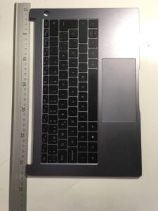 Palmrest teclado touchpad portátil PMX 2H-BCQSPH80121