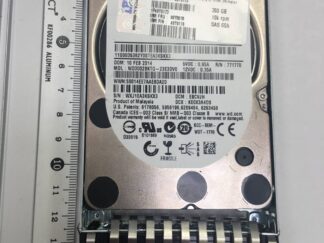Disco duro servidor SAS IBM / Western Digital 49Y6173 90Y8878 49Y6176 WD3002BKTG-23E3DV0 300GB 10K SAS 6Gb