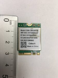 Tarjeta WiFi Bluetooth portátil Cdtech / Realtek CDW-C9852BE-00 / RTL8852BE
