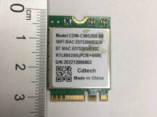 Tarjeta WiFi Bluetooth portátil Cdtech / Realtek CDW-C9852BE-00 / RTL8852BE