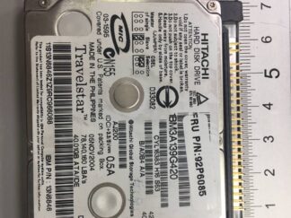 Disco duro portátil/servidor 2.5" con caddy IBM / Hitachi 92P6085 / 13N6846 / IC25N040ATCS04-0 / DK13FA-40