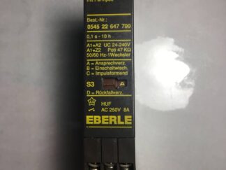 Relé temporizado multifunción / relé de control industrial Eberle SBM-2